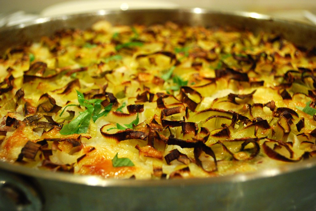 Mashed potatoes with cheese