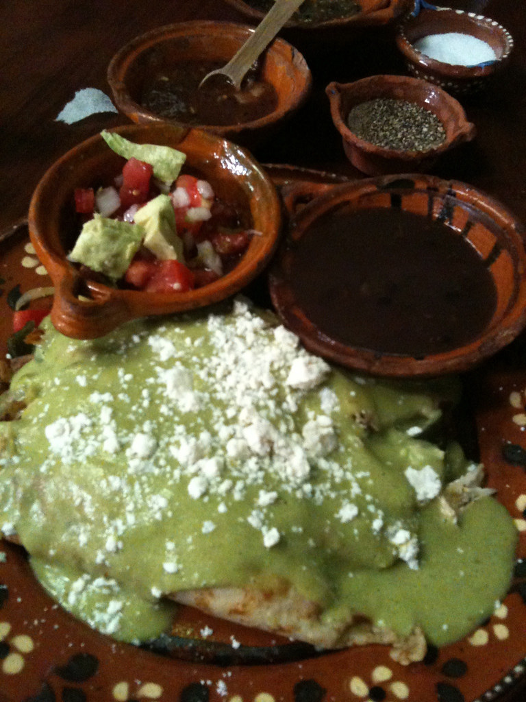Crepes with chicken