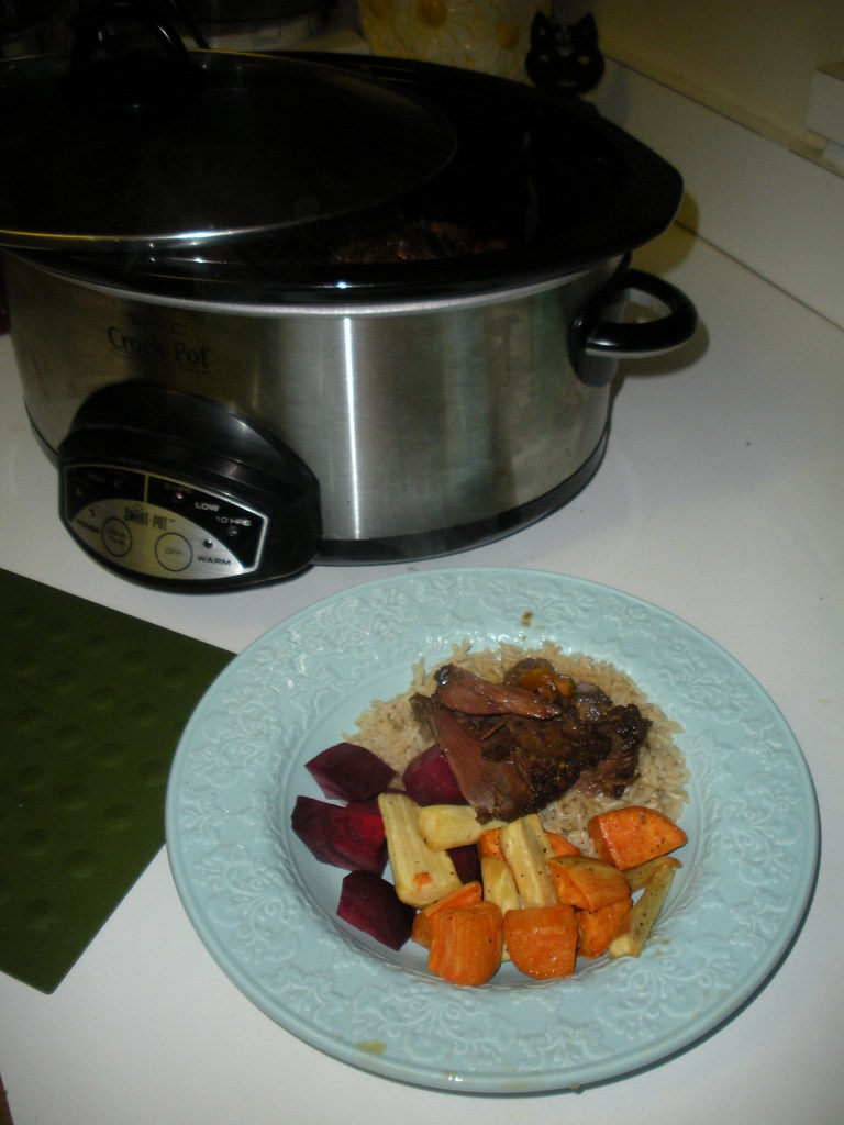 Roast with chicken